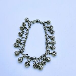 Vintage Silver Charm Bracelet